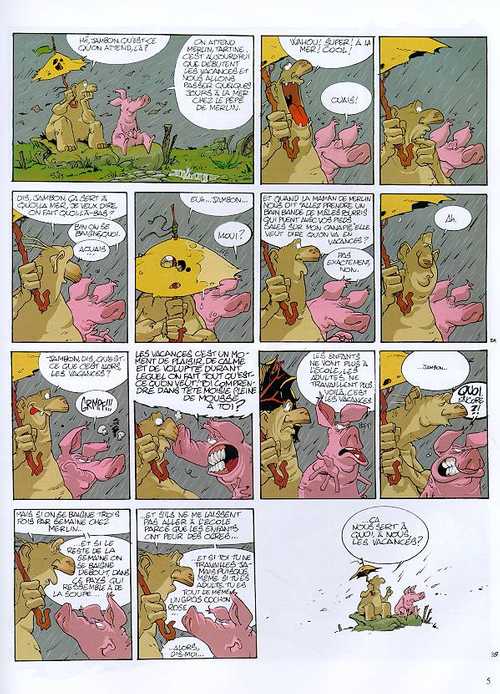 une planche extraite de cette BD
